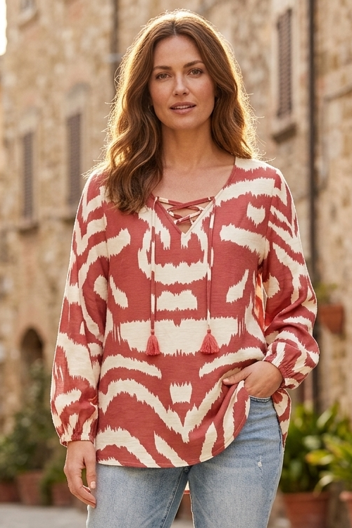 Blusa Escote en V