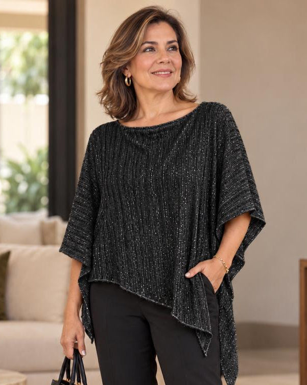 Ruana asimétrica