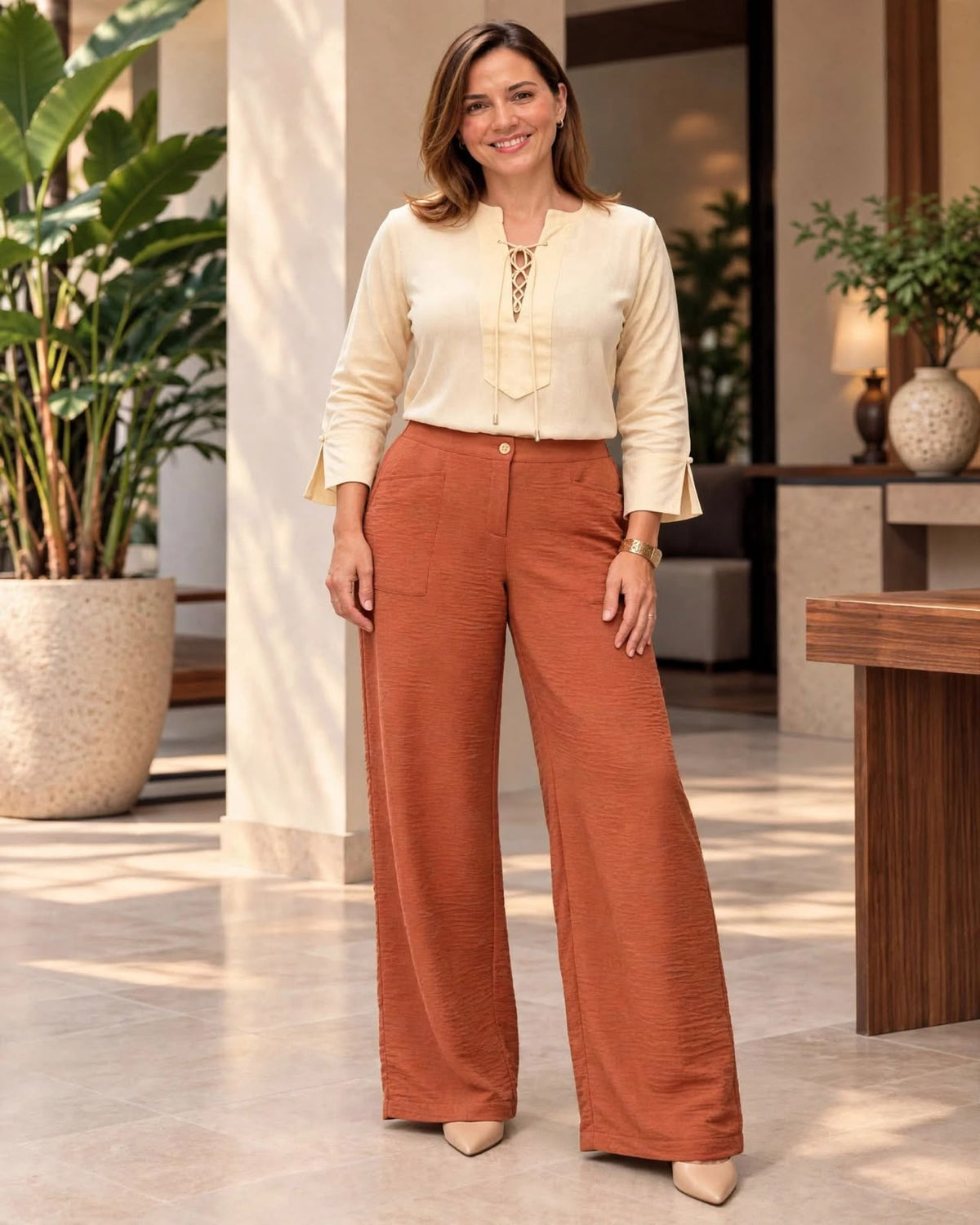 Pantalón bota recta