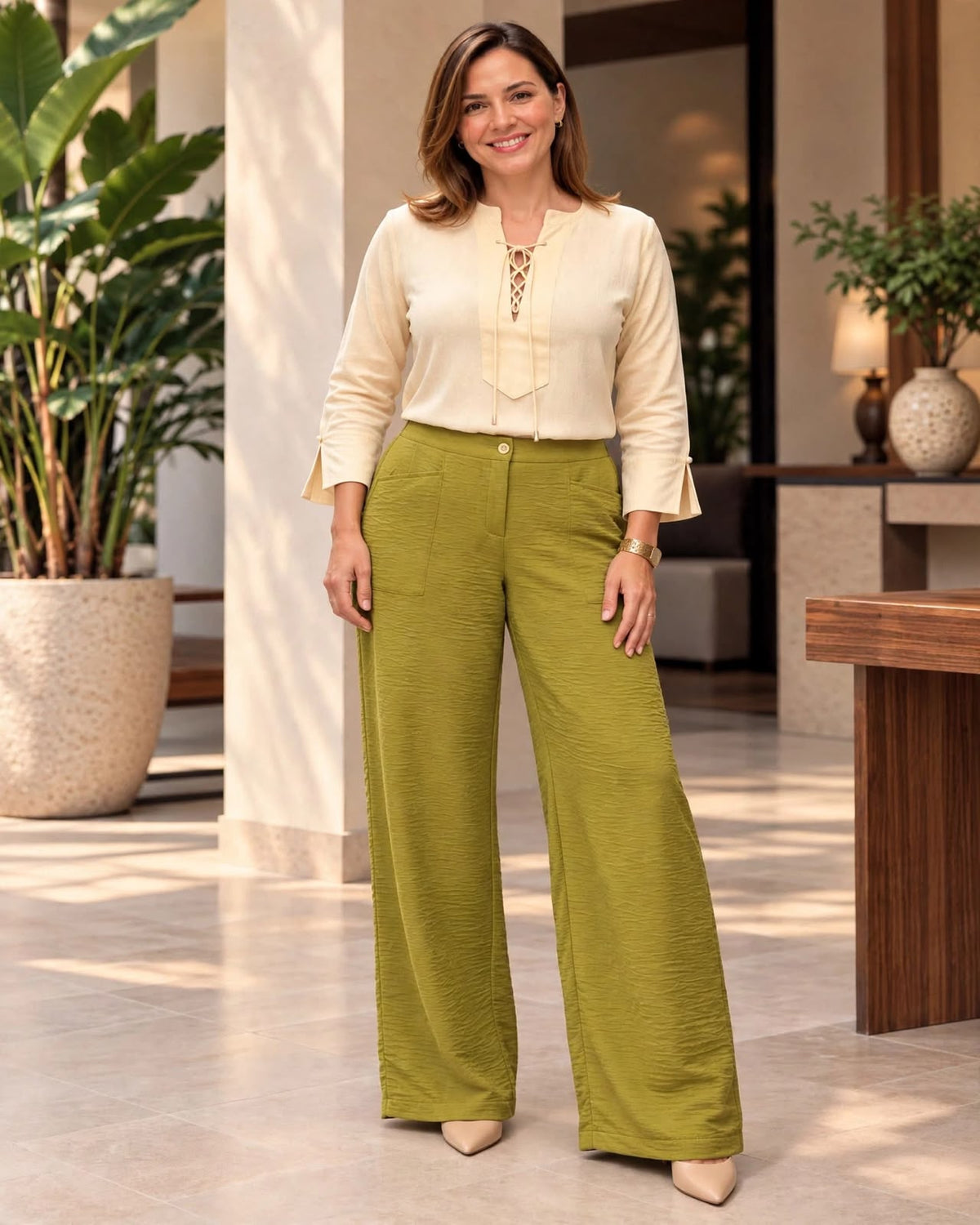 Pantalón bota recta