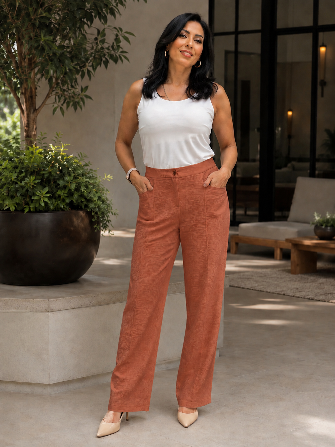 Pantalón bota recta