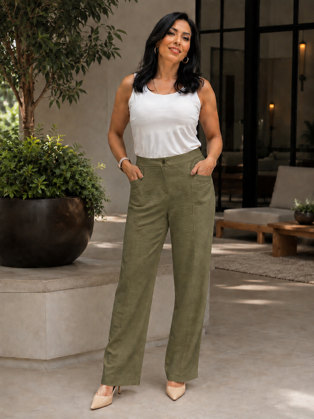 Pantalón bota recta