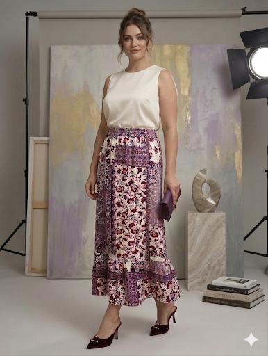 FALDA C/BOLERO RECOGIDO